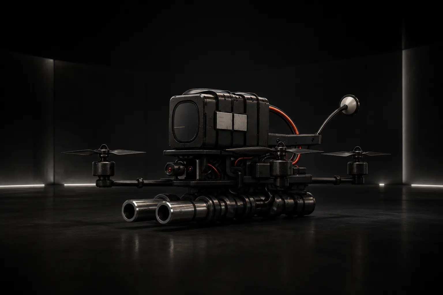 DRONEBREAKER compact multirotor research platform concept render